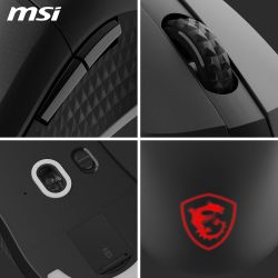 SOURIS GAMING MSI VERSA 300 WIRELESS + Bluetooth + USB Type-C Optique 8000 DPI