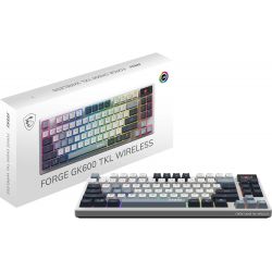 CLAVIER MECANIQUE MSI FORGE GK600 TKL W SKY FR