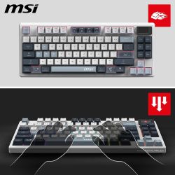 CLAVIER MECANIQUE MSI FORGE GK600 TKL W SKY FR
