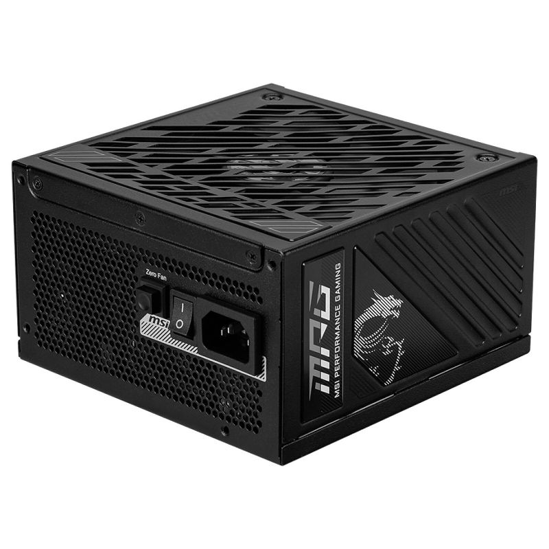ALIMENTATION MSI ATX 1000W - 80+ Gold - MPG A1000GS PCIE 5 Noir