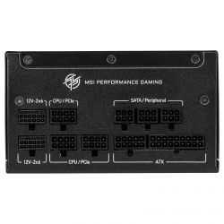 ALIMENTATION MSI ATX 1000W - 80+ Gold - MPG A1000GS PCIE 5 Noir