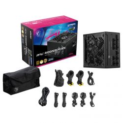 ALIMENTATION MSI ATX 1000W - 80+ Gold - MPG A1000GS PCIE 5 Noir
