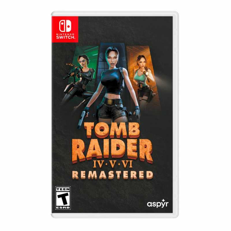 TOMB RAIDER IV-V-VI REMASTERED STARRING LARA CROFT SWITCH