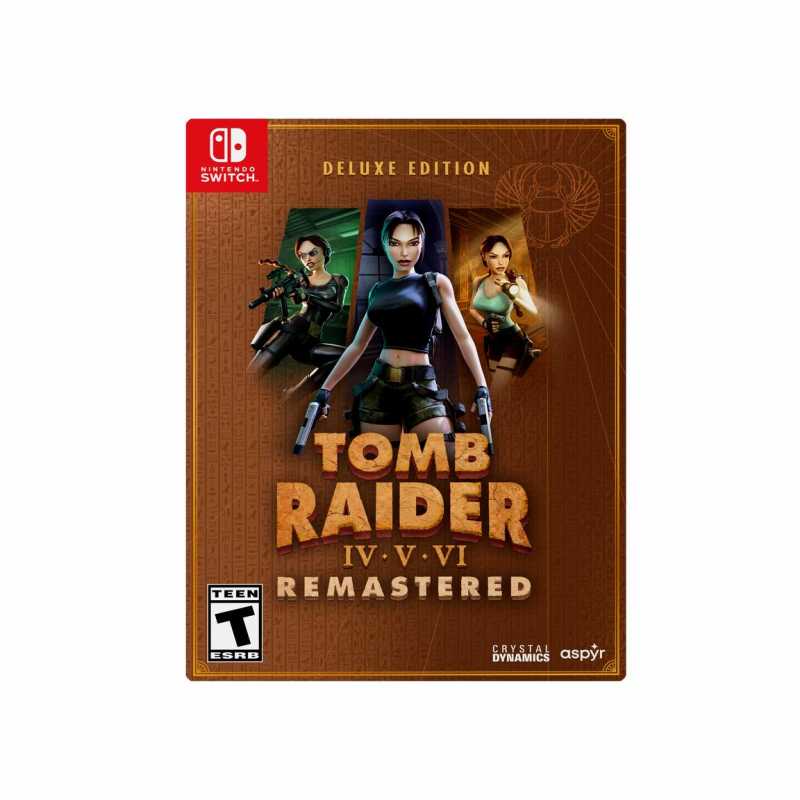 TOMB RAIDER IV-V-VI REMASTERED STARRING LARA CROFT - DELUXE edition SWITCH