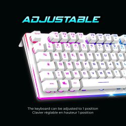 PACK CLAVIER / SOURIS GAMER SOG ULTIMATE 600 FILAIRE BLANC