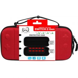 SACOCHE DEEP EXPLORER PROTECTIVE CASE Préformé Avec Reliefs Des Boutons (Rouge)SWITCH 2