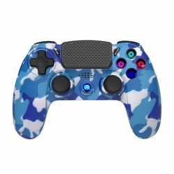 MANETTE PS4 SANS FIL CAMO BLEUE AVEC PRISE JACK FREEKS PS4