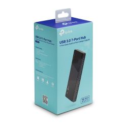 HUB USB TP-Link UH700 hub 7 PORTS & concentrateur USB 3.2 Gen 1 (3.1 Gen 1) Micro-B 5000 Mbit/s Noir
