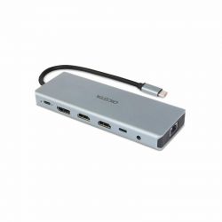 hub & concentrateur DICOTA D32065 USB 3.2 Gen 1 (3.1 Gen 1) Type-C Argent