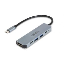 HUB & Concentrateur DICOTA D32060 USB-C 5-en-1 Video Hub 4K PD 100W