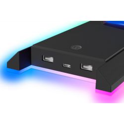 Speedlink EXCELLO NX RGB Headset Stand, USB 2.0 Hub, black