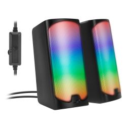 Speedlink Tonos RGB - Stereo Speaker, black