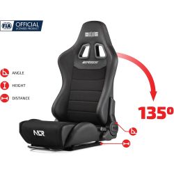 Next Level Racing ERS5 Elite Leather & suede SIEGE BAQUET NLR-E055