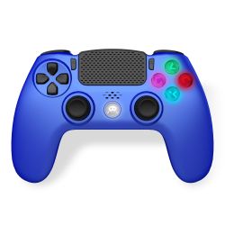 MANETTE PS4 SANS FIL BLUETOOTH BLUE METAL + 3.5 MM JACK PS4