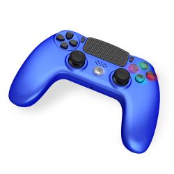 MANETTE PS4 SANS FIL BLUETOOTH BLUE METAL + 3.5 MM JACK PS4