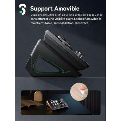 SOOMFON Stream Controller SE, Stream Studio Deck 6 LCD Touches Macro 3 Boutons 3 Potentiomètres