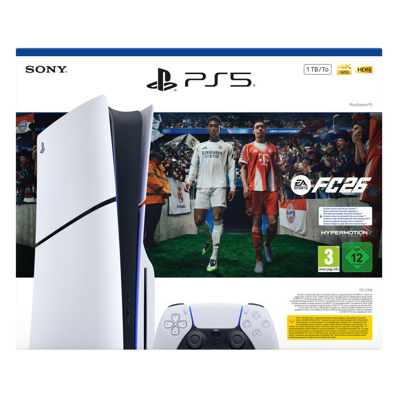CONSOLE PS5 SLIM 1000 GO (1TO) + FC 26 PS5