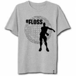 T-SHIRT FORTNITE - FLOSS GREY (L)