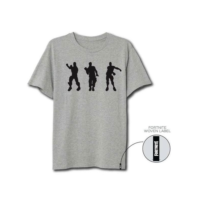 T-SHIRT FORTNITE - FRESH DANCE GREY (XL)