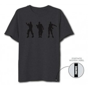 T-SHIRT FORTNITE - FRESH DANCE BLACK (L)