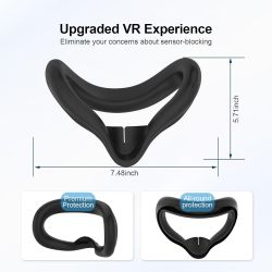 Eyglo Coque en Silicone pour Quest 3S - Étanche, Anti-Poussière