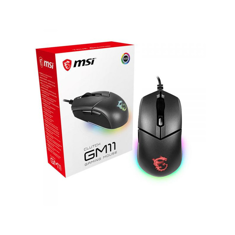 SOURIS GAMING MSI GM11 BLACK