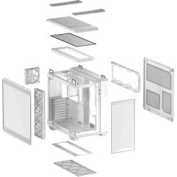 BOITIER ASUS TUF GAMING GT 502 HORIZON TG WHITE