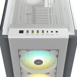 BOITIER CORSAIR 7000X RGB TEMPERED GLASS BLANC