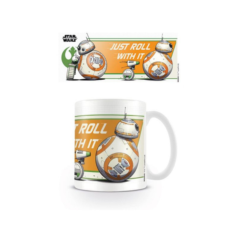 MUG 315 ML STAR WARS: THE RISE OF SKYWALKER JUST ROLL WITH IT