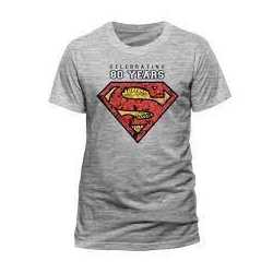 T-SHIRT SUPERMAN - IN A TUBE- CELEBRATION 80 YEARS (S)