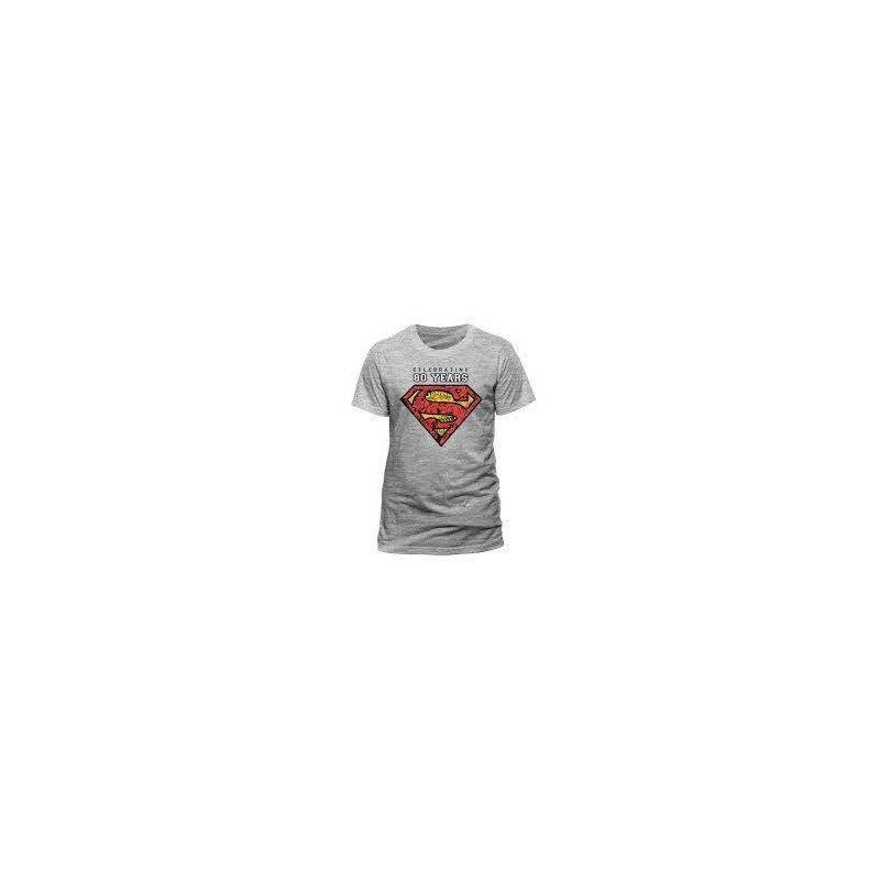 T-SHIRT SUPERMAN - IN A TUBE- CELEBRATION 80 YEARS (S)