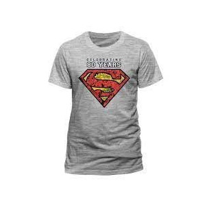 T-SHIRT SUPERMAN - IN A TUBE- CELEBRATION 80 YEARS (S)