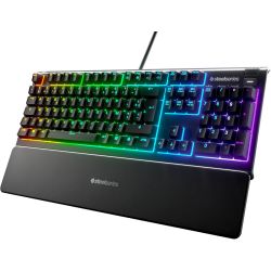 CLAVIER GAMING SteelSeries Apex 3 - Illumination RVB sur 10 Zones - Repose-Mains Magnétique Premium