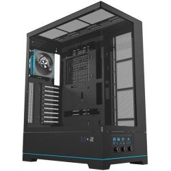 BOITIER DF ATX/BTF DY451L PRO BLACK ARGB + 4 FAN ARGB INF34