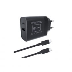 ADAPTATEUR SECTEUR (ALIMENTATION) AC 65W USB C- 1.5 METRE - NOIR ( SWITCH 2 )