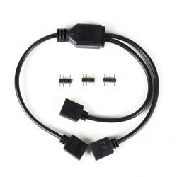 ADAPTATEUR ARGB 1 VERS 2 ( 3PIN 5V )