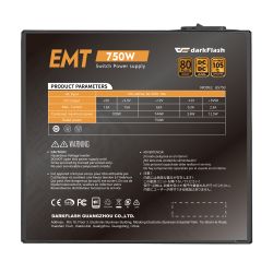 ALIMENTATION DF EMT750 750W BLACK 80+ BRONZE