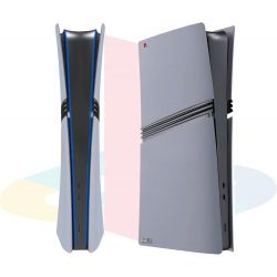 Façade Case Faceplate Integrated Cover for Sony PS5 Slim 30th HUD System - Grey