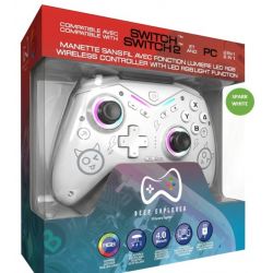 MANETTE SWITCH RGB SANS FIL (SPARK WHITE) -DEEP EXPLORER- SWITCH 2