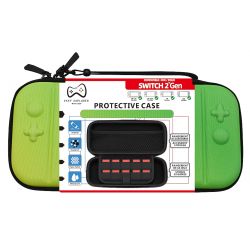 SACOCHE DEEP EXPLORER PROTECTIVE CASE Préformé Avec Reliefs Des Boutons (VERT)SWITCH 2