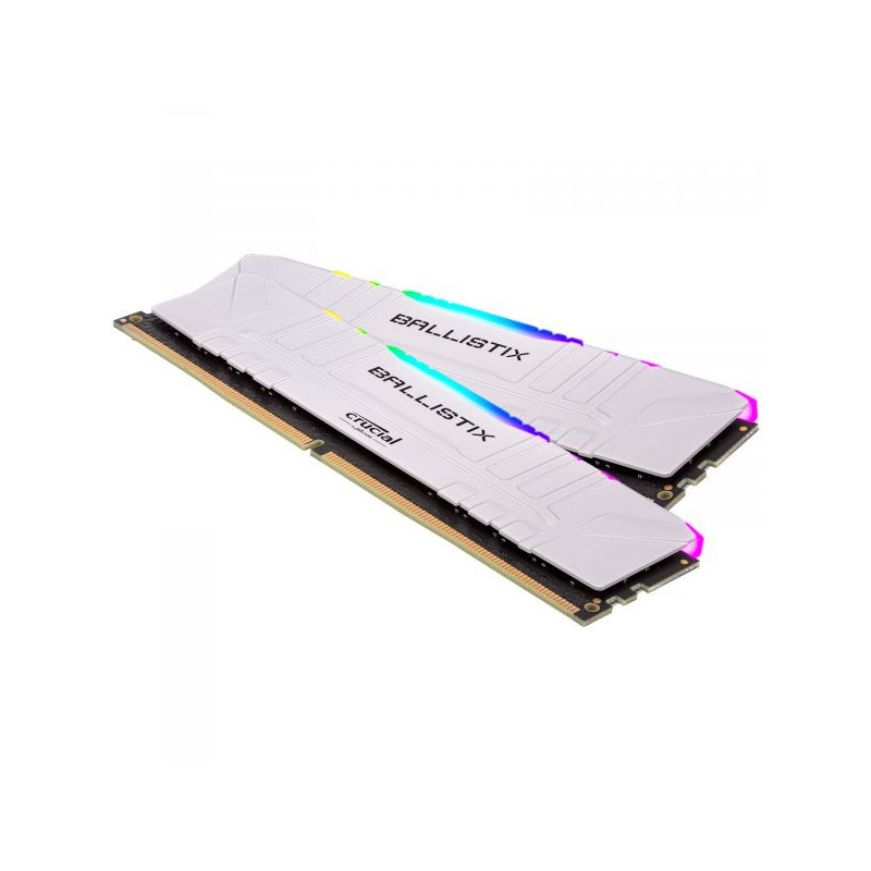 DDR 4 3200 16GO (2X8GO) BALLISTIX WHITE RGB