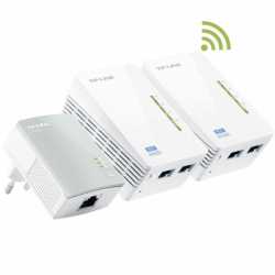 CPL TP-LINK KIT DE 3 AV 600 WIFI N (TL-WPA4220T KIT)