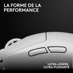SOURIS GAMING SANS FILLOGITECH - G PRO X SUPERLIGHT 2 LIGHTSPEED WIRELESS WHITE