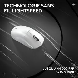 SOURIS GAMING SANS FILLOGITECH - G PRO X SUPERLIGHT 2 LIGHTSPEED WIRELESS WHITE