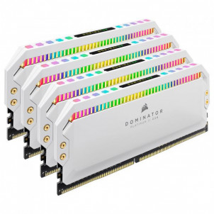 DDR 4 3600 MHZ CORSAIR DOMINATOR PLATINUM RGB 32 GO (4 X 8 GO)  CL18 - BLANC