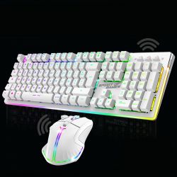 PACK CLAVIER / SOURIS GAMER SOG ULTIMATE 600 SANS FIL BLANC