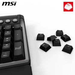 Clavier Gamer mecanique sans fil Bluetooth MSI Strike Pro Silent RGB (Noir)