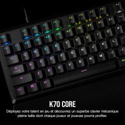 CLAVIER CORSAIR GAMING K70 RGB CORE