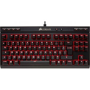 CLAVIER CORSAIR GAMING K63 RED LED CHERRY MX RED