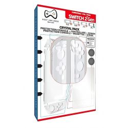 5 EN 1 CRYSTAL PACK PROTECTION CONSOLE + MANETTES + ECRAN DEEPEXPLORER SWITCH 2